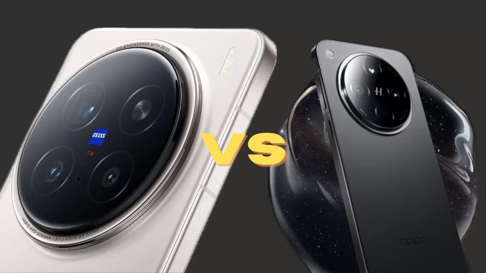 Comparison of Oppo Find X8 vs Vivo X200 : Specs, features, performance and more
