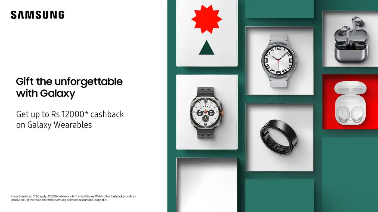Samsung Christmas offers: Great deals on the Galaxy Watch Ultra, Buds 3 Pro, Watch 7, and other wearables