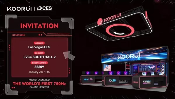 The World’s First 750Hz Gaming Monitor will be Showcased at CES 2025