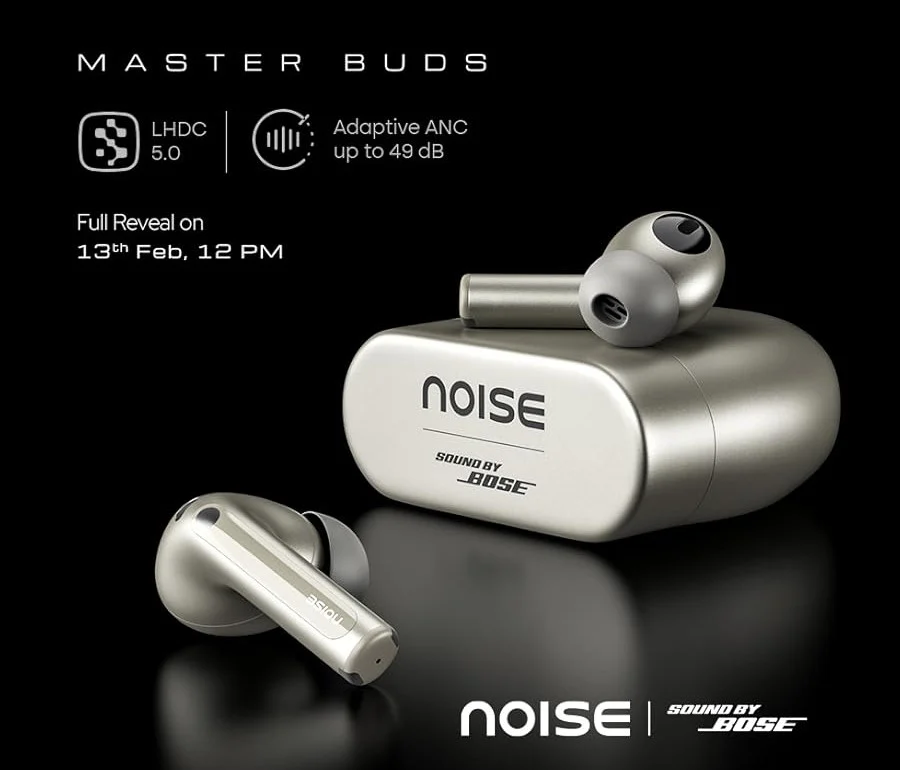 Noise Master Buds with Sound by Bose Plan to Launching on February 13